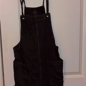 Aerie Black Denim Jumpsuit